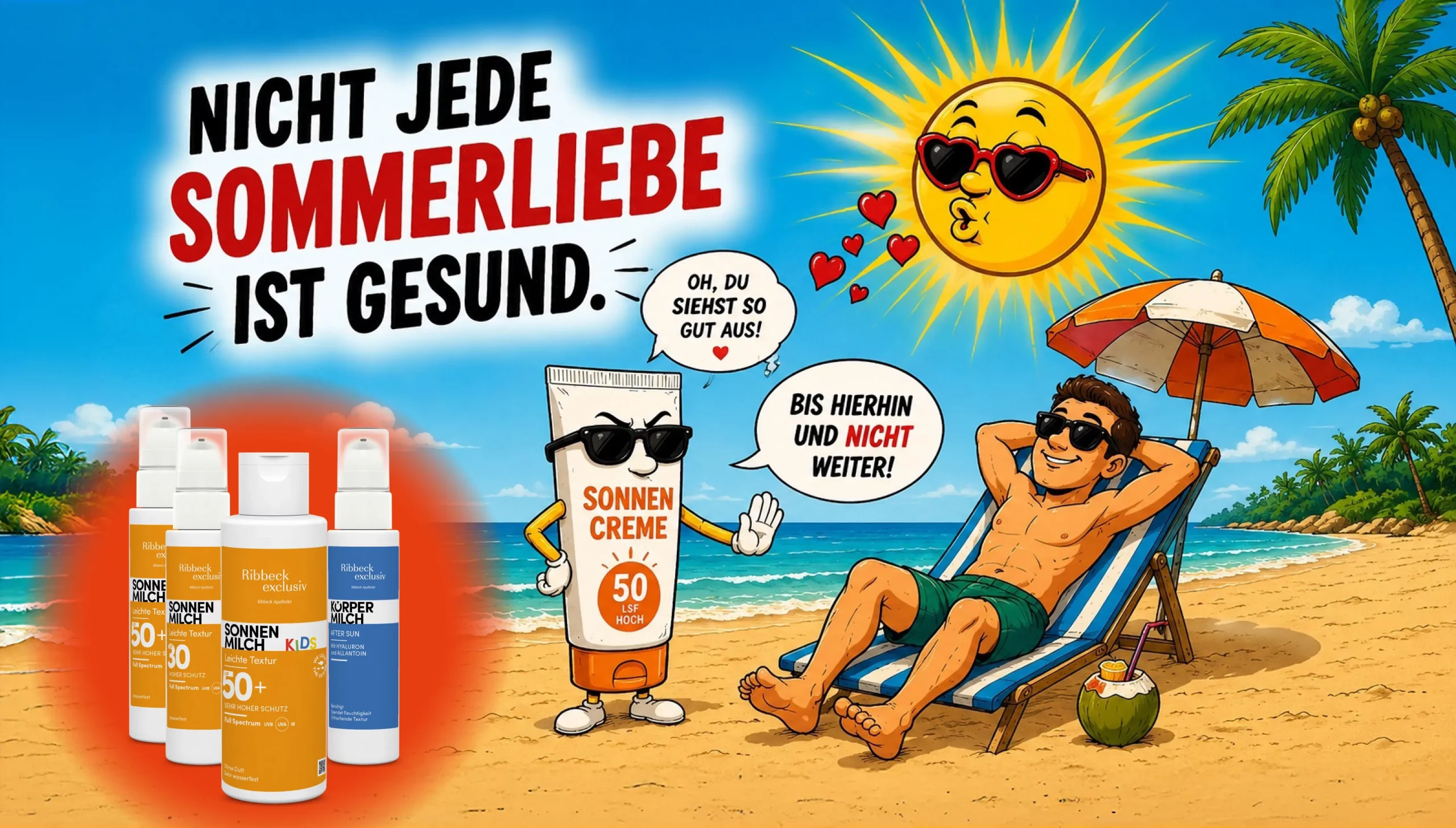 Dermatologischer Sonnenschutz aus Ihrer Ribbeck Apotheke