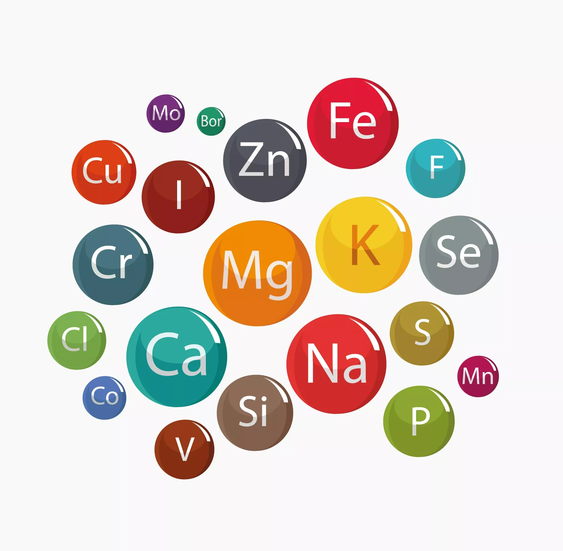 Lebenswichtige Vitamine - Magnesium, Zink, Selen, Calcium